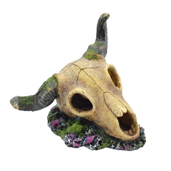 

1PC Decorative Nontoxic Resin Sheep Bone Ornament For Fish Tank Landscaping Aquarium Table Decor