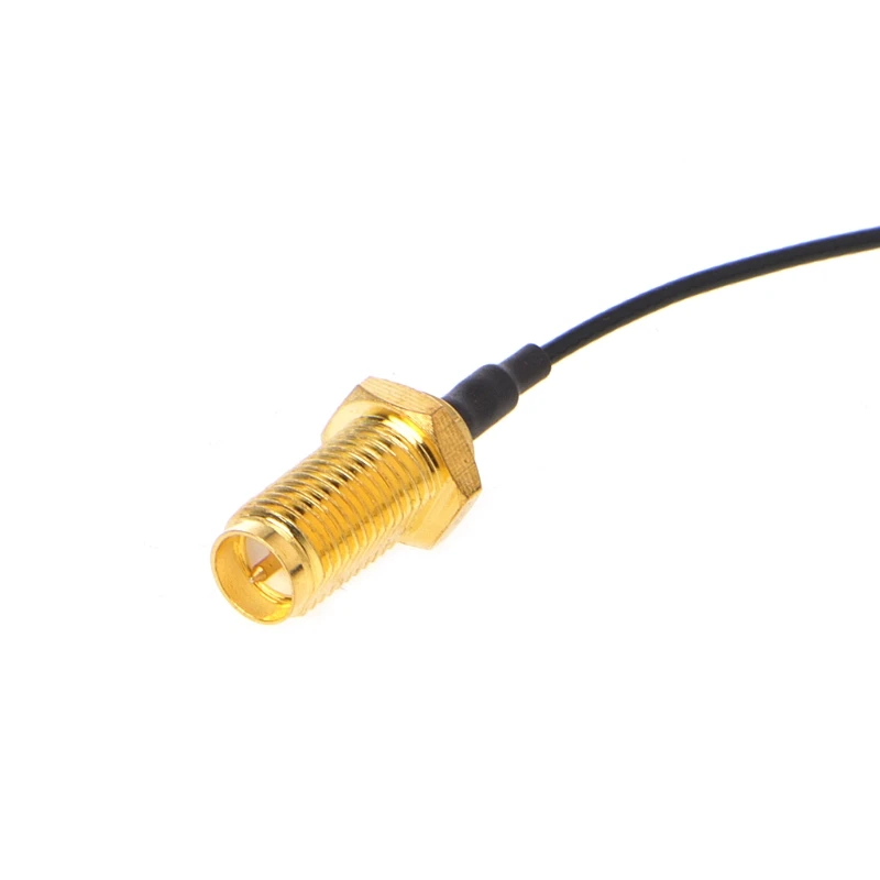 

10 Pcs SMA Male Plug To UFL/IPX 1.13 Pigtail Extension Cord Antenna RF Connector Cable