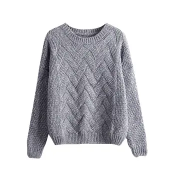 

Casual Women Long Sleeve Knitwear Jumper Coat Jacket Sweater Pullover SM7