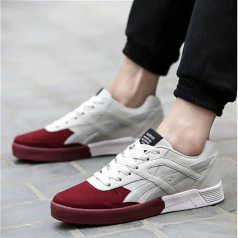 Popular British men skateboarding shoes quality flat with canvas sneakers for men sneakers Cool shoes 39