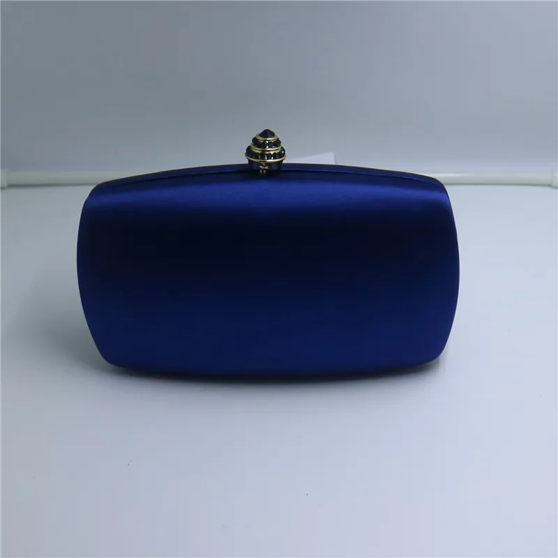 Elegant Hard Box Clutch Silk Satin Dark Green Evening Bags for Matching Shoes and Womens Wedding Prom Evening Party