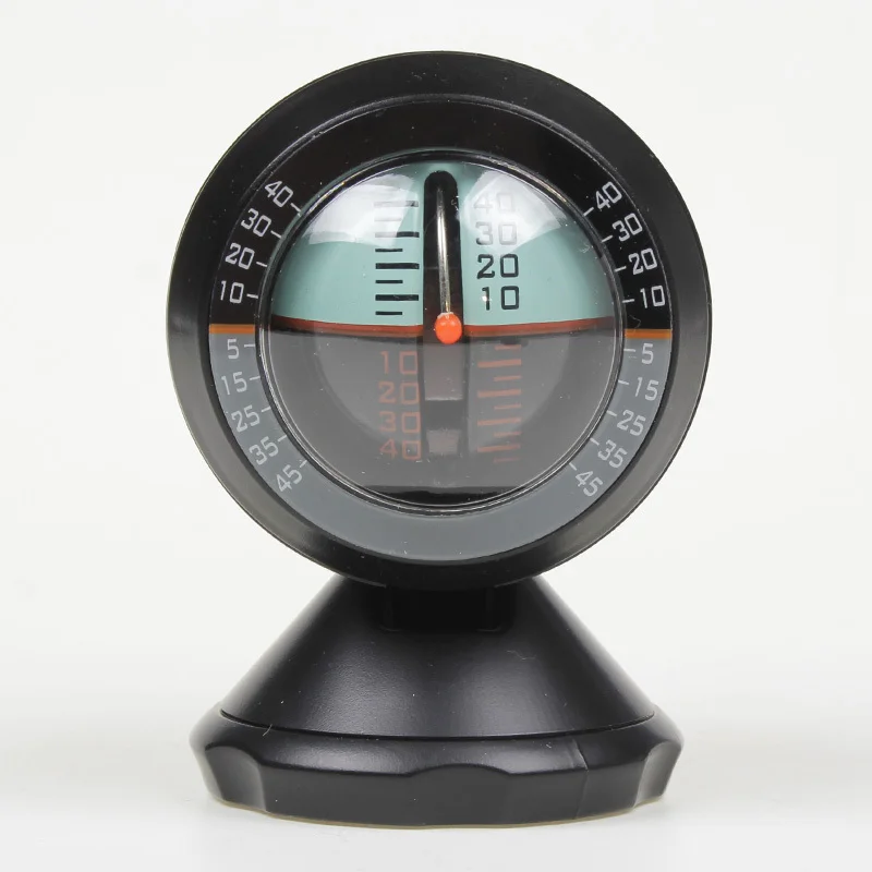

1Pcs Car Accessories Decoration Gradiometer Gradient Balancer Self-driving safety tools Adjustable angle Car gradient instrument