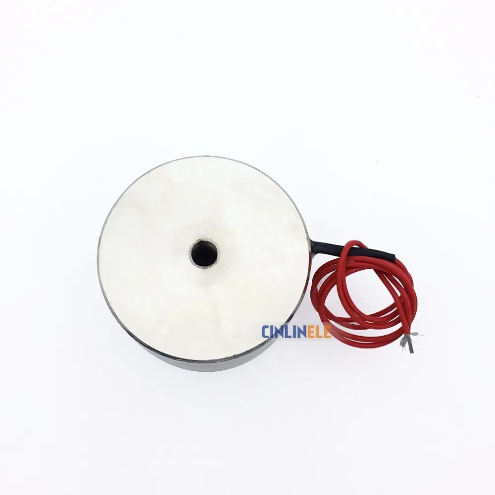 D59mm * H34mm Холдинг Электрический магнит подъема 70 кг/154lbs/700N электромагнитный