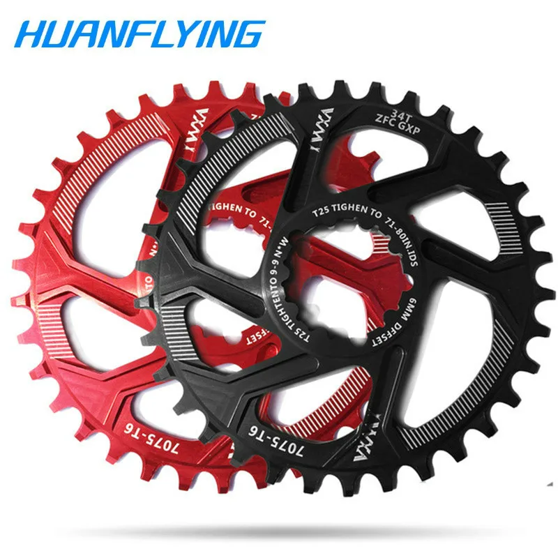 

Bicycle Chainring 30T 32T 34T 36T 38T Central Lock Narrow Wide Chainwheel For 170/175mm Crankset GXP XX1 X9 XO X01 CNC AL7075