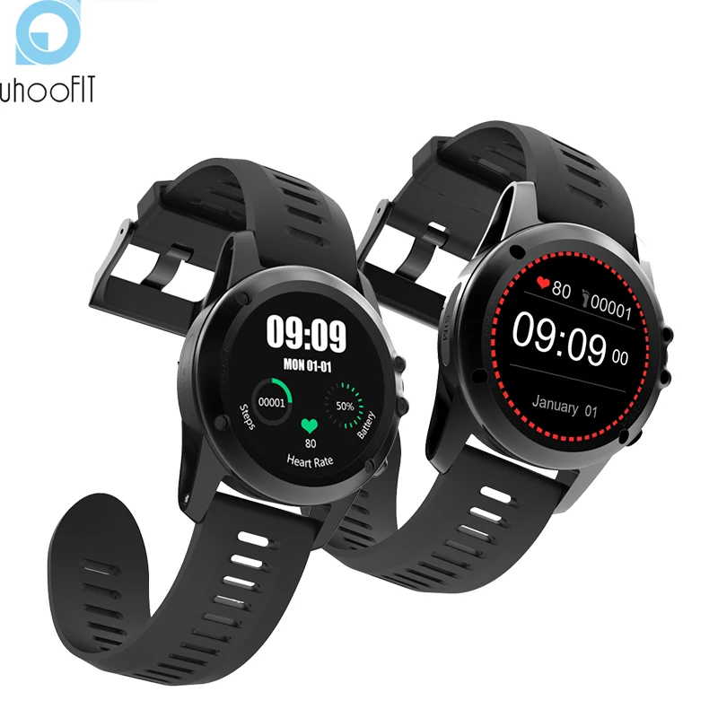 Uhoofit H1 Bluetooth Android Smart Watch Sport Водонепроницаемый высота термометр Монитор сердечного