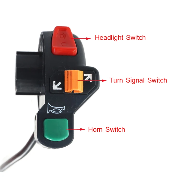 BOZXRX Новая Универсальная фара, сигнал поворота и сигнал руля переключатель для электрического велосипеда мотоцикла/скутера Trike Refit переключатель