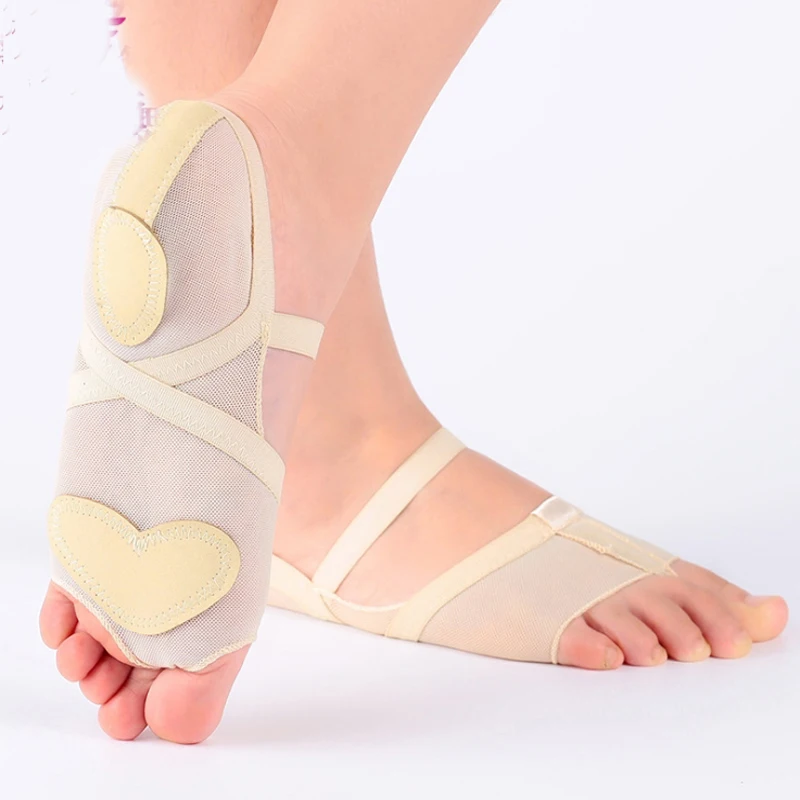 new Protection Traning Paws Half Shoes Insoles Pads Woman Belly Dance