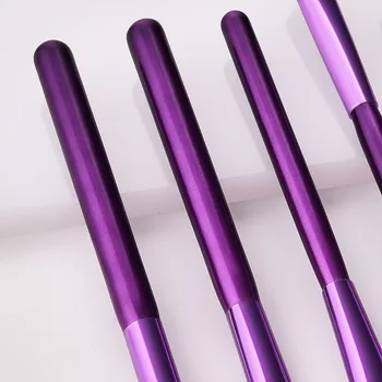 

6 Pcs Purple Makeup Brushes Set Foundation Eye Shadow Blending Cosmetic Tools 669