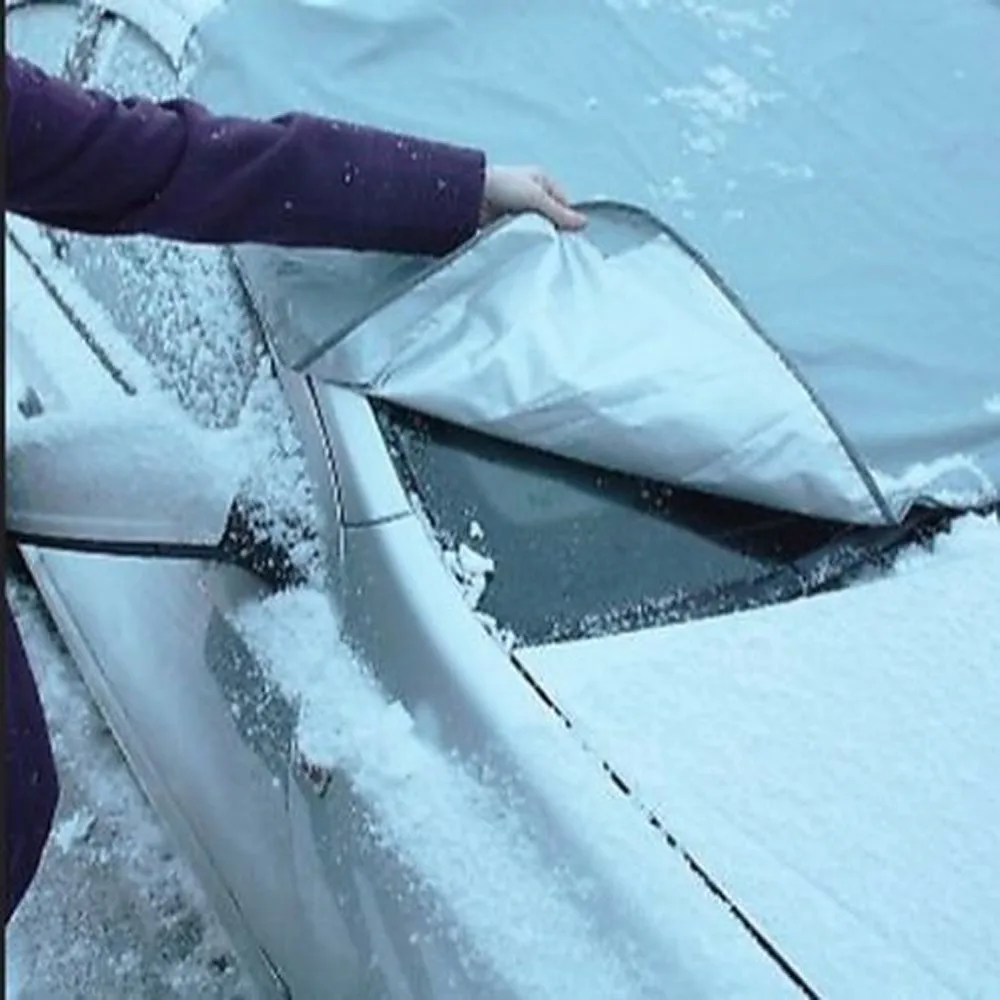 Авто лобовое стекло снежное покрытие Магнитный Водонепроницаемый Автомобильный ледяной Мороз солнцезащитный козырек анти Мороз Снег Лед ветровое стекло крышка - Цвет: 5 x Suction Cups