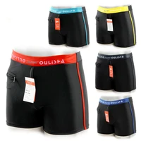 Новые мужские плавательные трусы шорты тонкий супер сексуальная одежда для плавания подходит прозрачная Акция 5 цветов 3 размеров распродажа Мужской купальный костюм - изображение