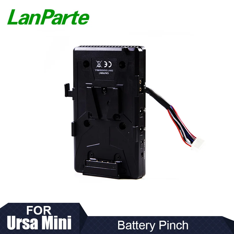 Lanparte V Mount Ursa Mini Pro Pizzico Batteria Piastra Per Blackmagic Camera