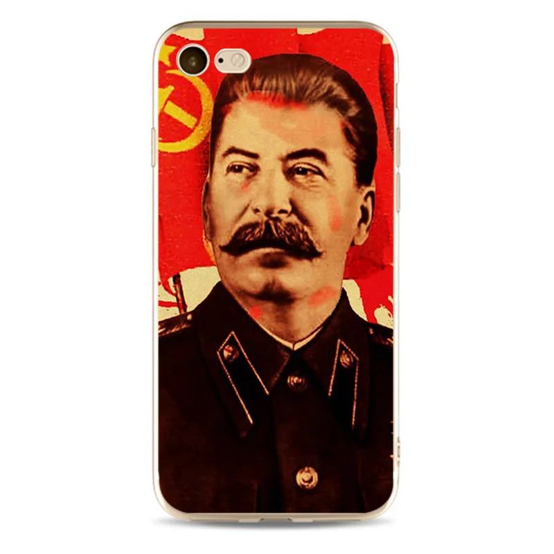 Чехол для телефона из мягкого силикона Сталина модель 2018 года чехол ТПУ iPhone 5 5C 5S SE