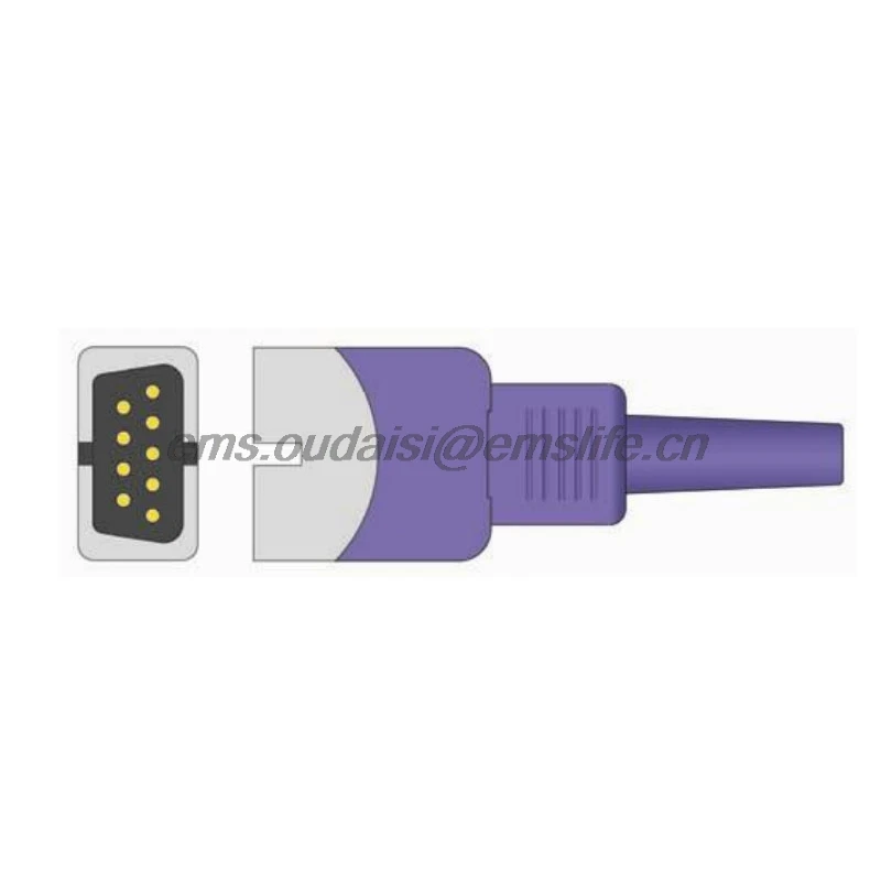 

DB9 Male SPO2 Connector of SPO2 sensor for Nellcor oximax patient monitor