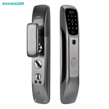 

Electric Smart Door Lock Fingerprint FPC Biometric Semiconductor Sensor with Micro USB Charging Port Doorbell Alarm Battery