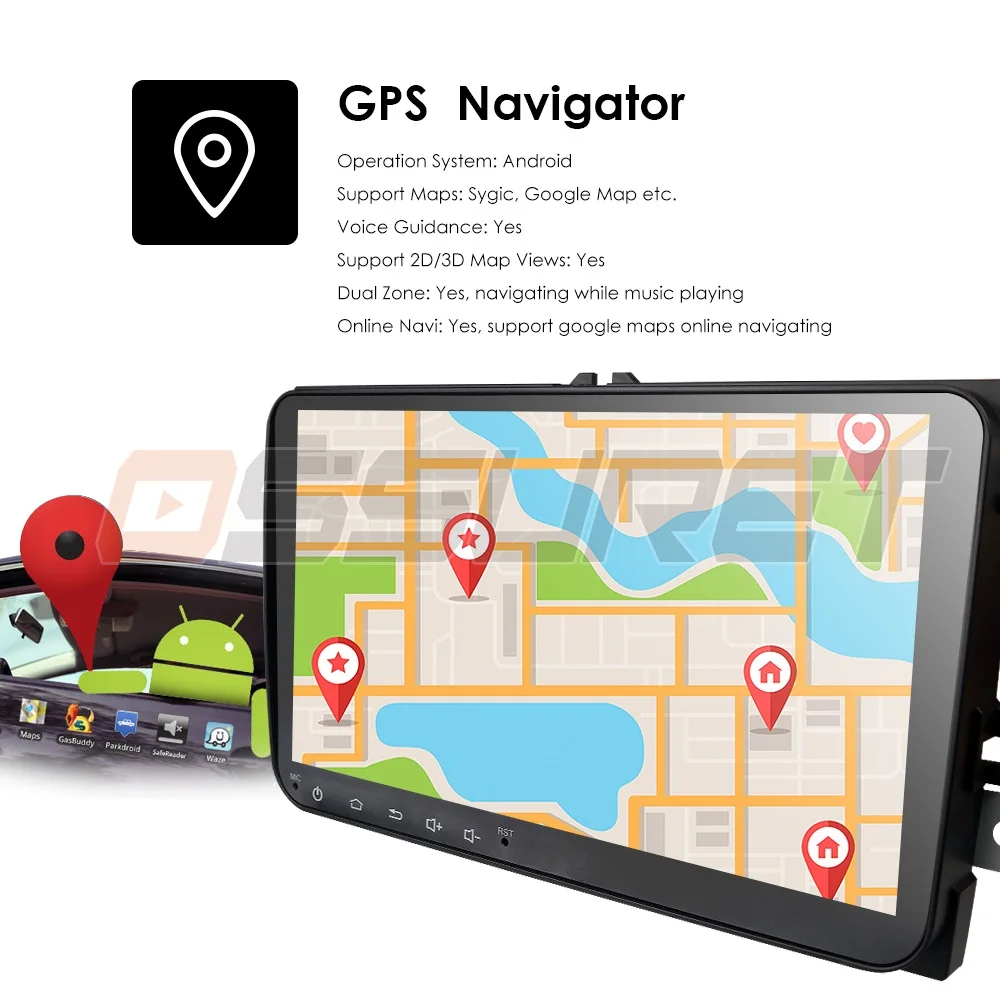 ЕС/Австралия/США склады " Android 9,0 автомобильный радиоприемник gps навигация для VW Skoda Octavia golf 5 6 touran passat B6 jetta polo tiguan RDS
