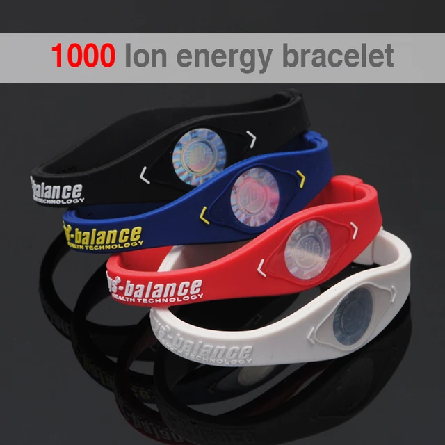 1000 Ion Bio Elements Energy Bracelet Silicone With 1000 Ion Bio Elements Energy Bracelet Silicone With Hologram Bracelets Bands Balance Wristband