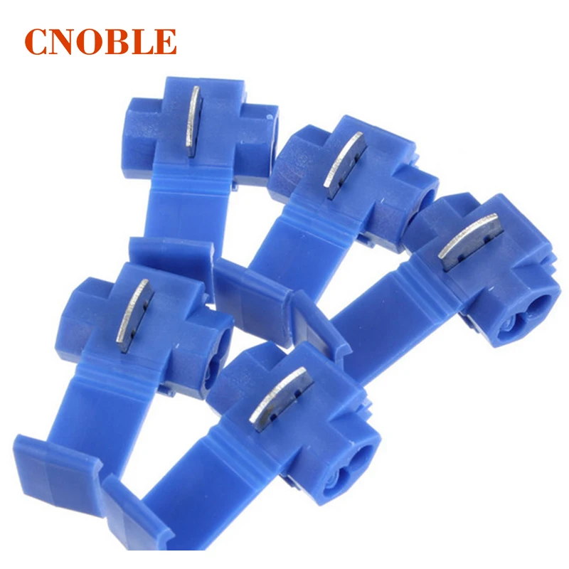 High Quality 50pcs/Set Blue Scotch Lock Wire Connectors Quick Splice