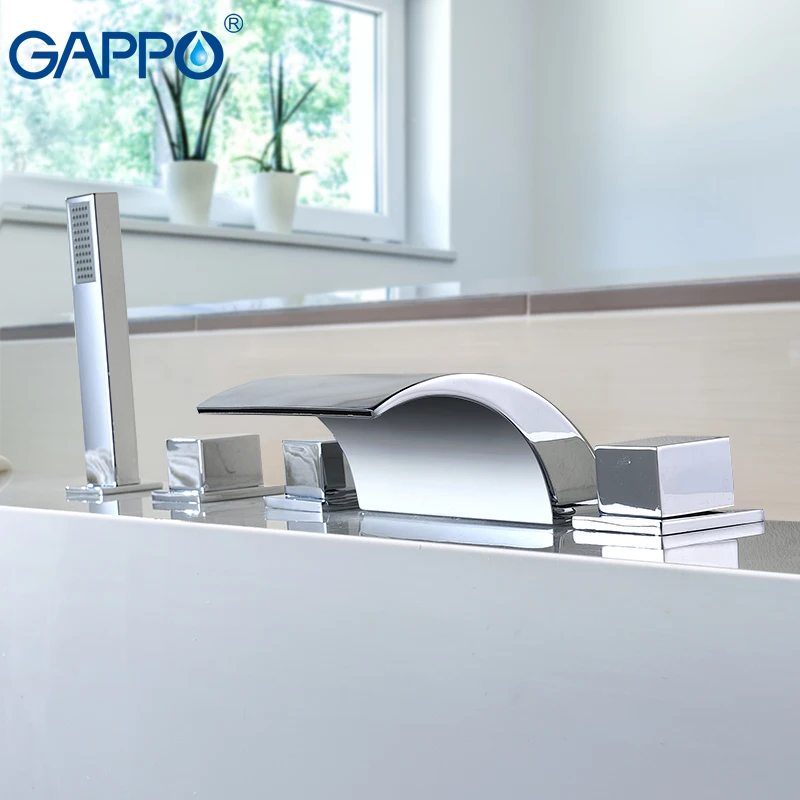 GAPPO صنبور حوض استحمام حمام خلاط دش الحمام دش صنبور الحنفية مجموعة شلال حنفية الحمام خلاط حوض الاستحمام banheira صنبور