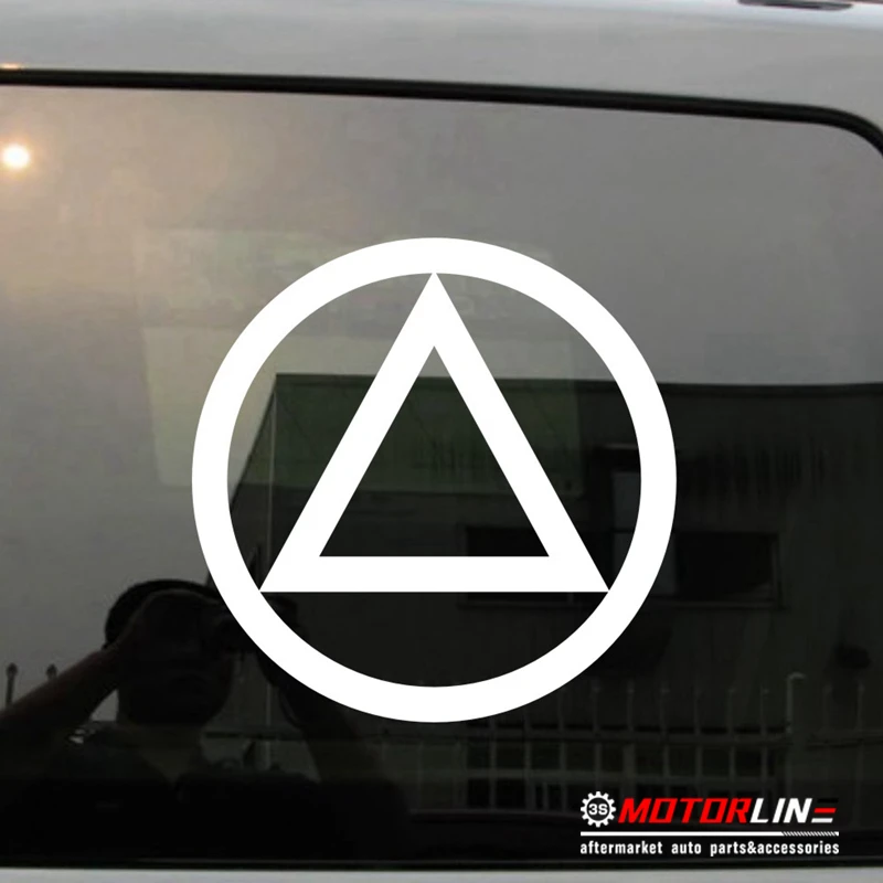 

Alcoholics Anonymous AA Symbol Decal Sticker Car Vinyl pick color size