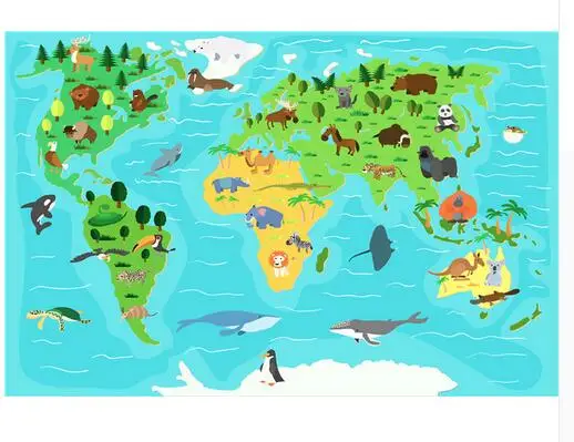 Nordic-Children-Kawaii-Cartoon-Animals-World-Map-Canvas-Print-Painting-Poster-Wall-Pictures-For-Kids-Room.jpg_640x640 (4)