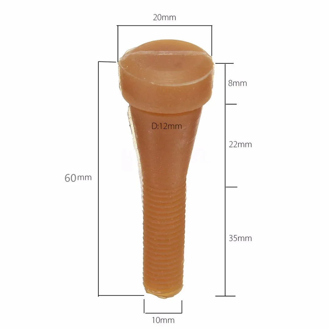 96pcs Poultry Plucker Picker Fingers Hair Removal Machine Glue Stick 20*65mm Heavy Duty Plucking For Chicken Ducks Geese Mayitr