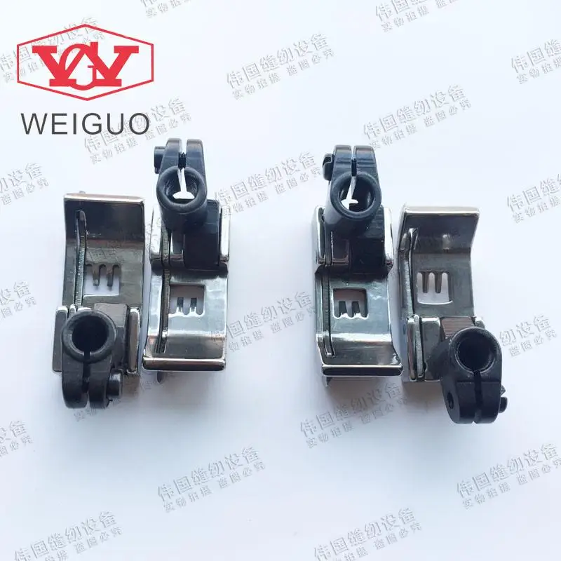 

2pcs Stretch sewing machine with knife presser feet 0.1/0.2 or so with knife presser foot W500 stopper 5.6 thin material presser