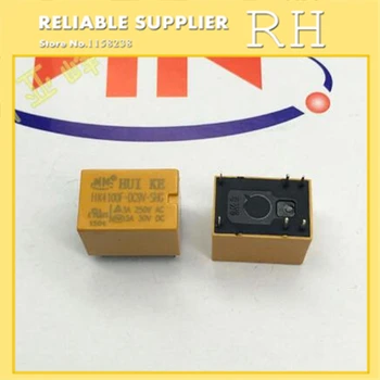 

50PCS/lot Signal relay HK4100F-DC9V-SHG HK4100F-DC12V-SHG HK4100F-DC24V-SHG 9V 12V 24V 3A 250VAC 6PIN