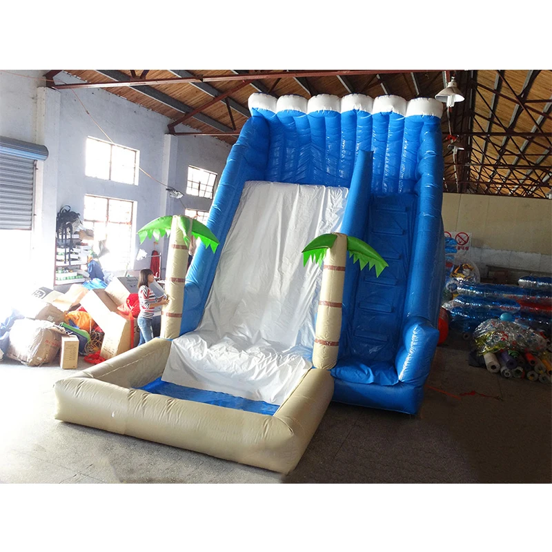 

Inflatable Outdoor Water With Swimming Pool Gun Slide Bouncer Castle for sale