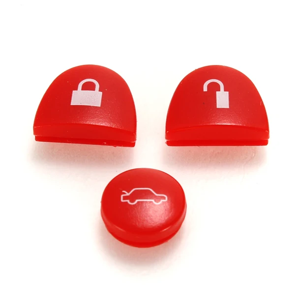 

1 Set 3 Buttons Red Key Buttons Remote Repair For Holden Commodore VS VT VX VY VZ WH WK WL