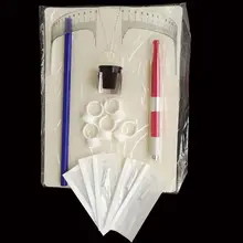 Microblading татуировка, Перманентный макияж бровей иглы пигментные чернила Комплект для начинающих