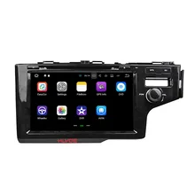 Klyde 2 Din 9 “Android 7.1 Reproductores multimedia para coches para Honda Fit 2014 RhD coche Radios estéreo Quad Core DVD reproductor audio 1024*600