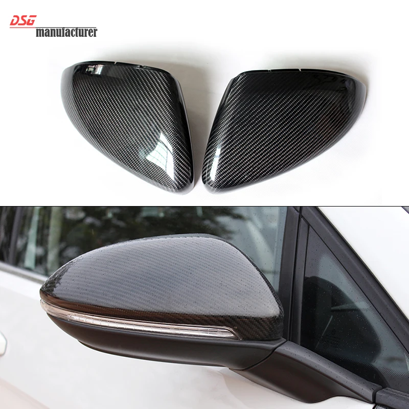 

Replacement part carbon fiber side door rear view mirror cover for Volkswagen Golf 7 mk7 Lamando 2014 2015 2016