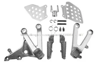 

Motorcycle Front Silver / Black Foot Pegs CBR600 RR 2007 - 2011 fit HONDA CBR600RR Foot Rest