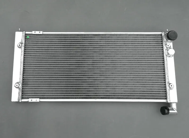 Горячая Полный алюминиевый радиатор и 2* Вентилятор для Volkswagen VW Golf 2 Corrado VR6 Turbo MT/16 V G60 VWO2