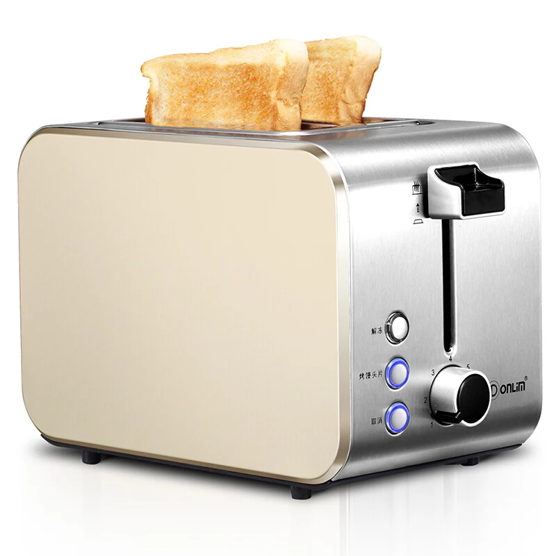 

Household Toaster Timer 2 Slice Electric Bread Toaster with Free Shipping 220V Bread Heating Multi-function Breakfast Machine