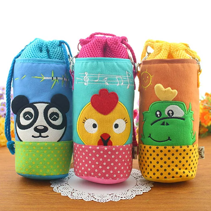

New Cartoon Baby Insulation Bags Bottle Water Storage Bag Thermos Straw Cup Package Feeder Warmer Cover Baby Bottle Huggers