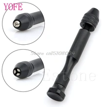 1 шт. 0,3-3,2 мм Мини Ручной алюминиевый ручной сверлильный патрон Twsit микро сверлильный инструмент S08 и Прямая поставка