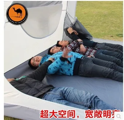Ультратонкая Автоматическая двухслойная водонепроницаемая ветрозащитная камуфляжная кемпинговая палатка на 5-8 человек