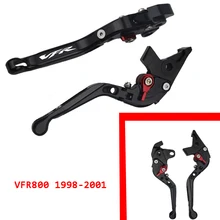 Тормозные рычаги сцепления для HONDA VFR800 1998-2001 регулируемые складные выдвижные рычаги для мотоциклов