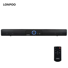 LONPOO Soundbar Bluetooth Speaker MP3 USB Speakers Subwoofer for Computer Headphone Stereo Speakers Professional Audio for