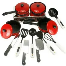 Горячая Распродажа Детские Плита игрушка детей Классические игрушки Притворись Играть Кухня игрушки Пособия по кулинарии плита Кухня мебель играть дома игрушки