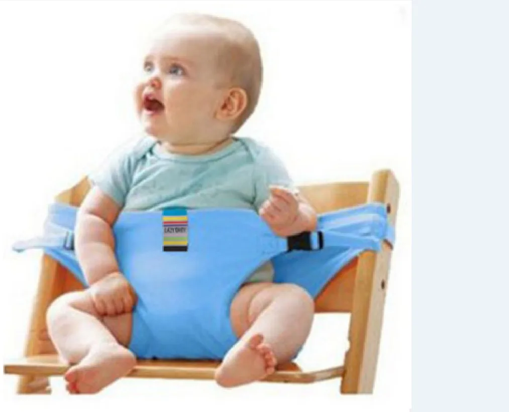 Детский портативный высокий стул усилитель безопасности ремень безопасности жгут столовый набор ремень защитные инструменты для активного отдыха - Цвет: E