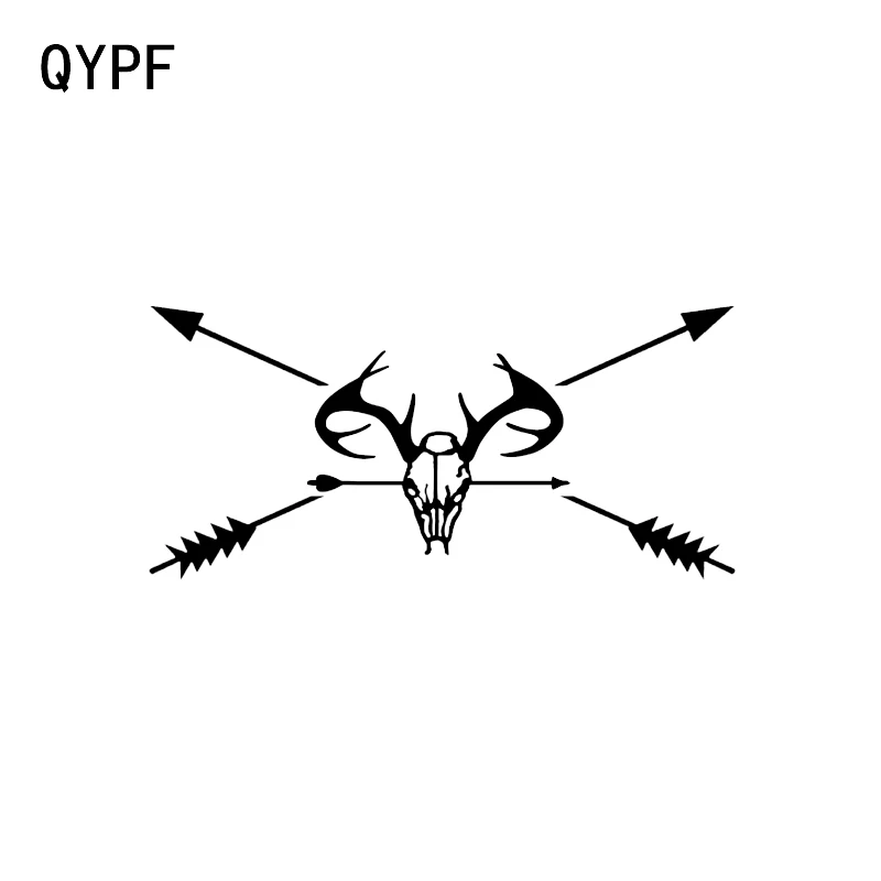 QYPF 16 1*7 6 см интересный арбалет Олень Охотничий декор наклейка для автомобиля