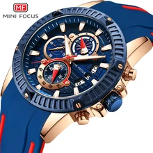MINIFOCUS Fashion Sports Watch Men Waterproof Silicone Wrist Watches Men Luxury Brand Men's Watches Quartz Watches Male Clock minifocus fashion watches men sports watches waterproof quartz men military wrist watch clock male relogio masculino with box