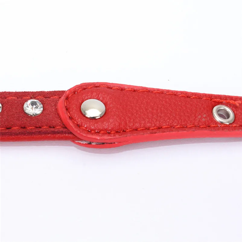 Fashion Cute collar for cats Exquisite Adjustable Diamond Dog Puppy Collars Accessories pet Product Leash and Harnesses A14 (8)