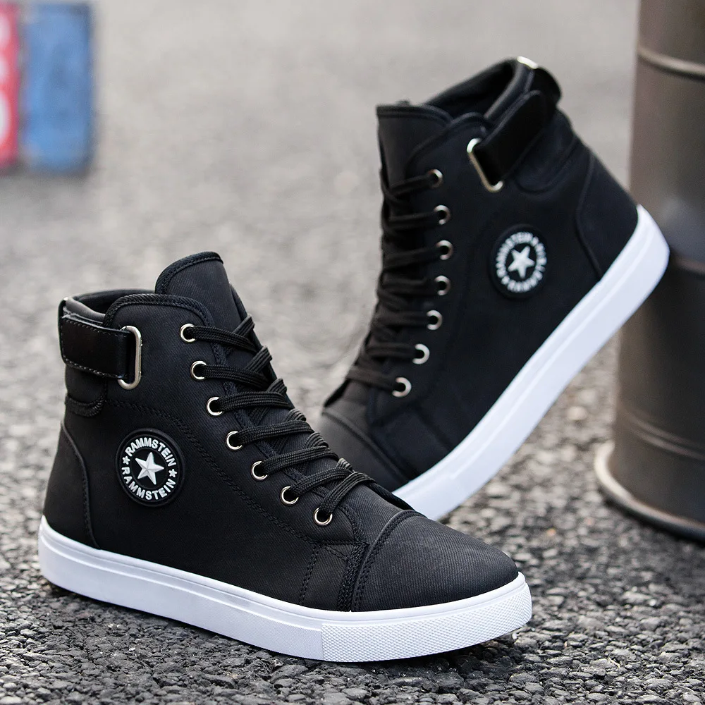 Koovan Men's Sneakers 2019 New Men's High top Fashion