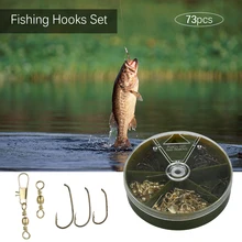 121 шт. рыболовный крючок набор Fly рыболовный крючок комплект золотой серебряный рыболовные крючки с зазубринами Карп Рыболовный крючок пресная вода соленая вода крючки