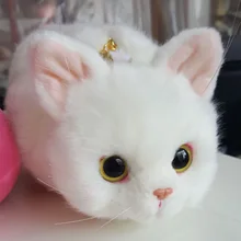 Pico Black Cat White Cat Three-color Cat Backpack Plush Backpacks Funny Kitty Cat Black Backpackt Personality Children Bag Dolls