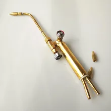 Профессиональный мини-газ сварочный фонарь длиной 30 см 3 насадки 0,6/0,7/0,8 мм для Кондиционер холодильник драгоценный камень пайки