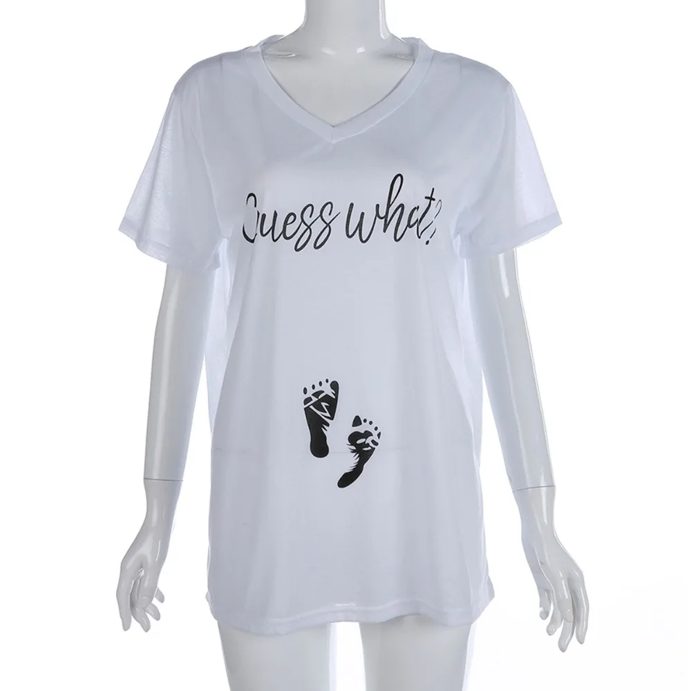Puseky футболки для беременных с коротким рукавом Повседневная одежда для беременных с буквенным принтом женская одежда для беременных футболки для беременных